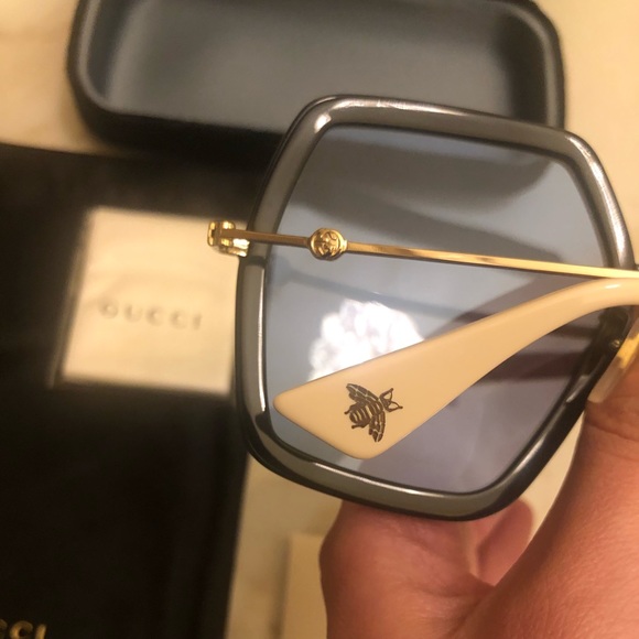 🔥NEW LUXURY GUCCI OVERSIZED SUNGLASSES 🔥 - Picture 9 of 14